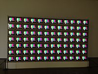 Video installation by Nam June Paik