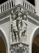Adán y Eva, Palacio Ducal de Venecia.