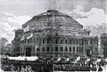 The grand opening of the Royal Albert Hall