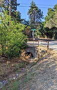 Robleda Creek, a minor tributary, at Orchard Hill Lane, Los Altos Hills