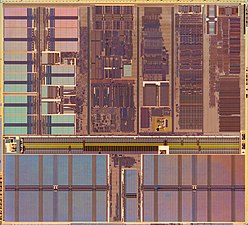 Die shot of an AMD K6-III+ 400ATZ processor