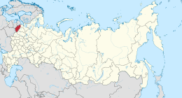 Oblast di Pskov – Localizzazione