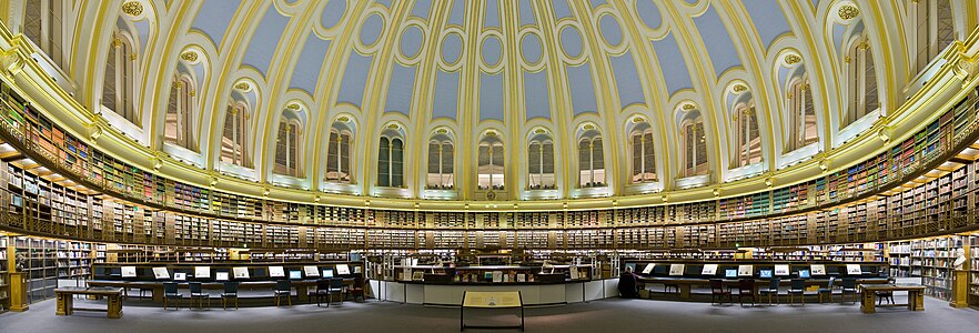 British Museum Reading Room at British Museum Reading Room, by Diliff