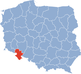 Localisation de Voïvodie de Wałbrzych