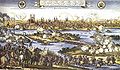 Plyndringa av Magdeburg, 1631. Av 30 000 innbyggjarar overlevde berre 5 000.