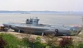 German submarine U-995 of World War II used as a museum.