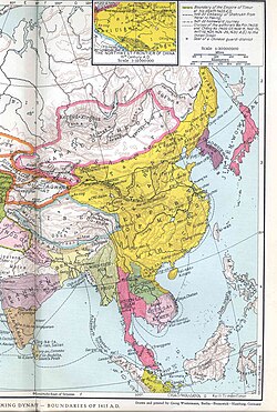 Ming Cheenae at its greatest extent unner the reign o the Yongle Emperor