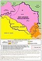 Map of the areas claimed by the West Ukrainian National Republic
