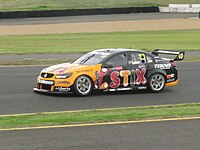 The Holden VF Commodore of Will Davison at the 2016 Red Rooster Sydney SuperSprint