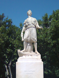 The statue of Konstantinos Kanaris in Kypseli, Athens