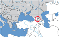 Localisation de l'Ossétie du Sud.
