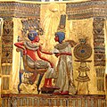 Trono dorato di Tutankhamon