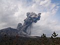 Stejná erupce po 48 vteřinách