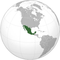 Các bang Mexico Thống nhất 1852, trước thương vụ Gadsden.