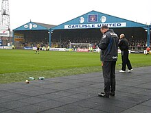 Brunton Park football stadium in Carlisle