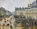Place du Théâtre Français, Paris: Pluie by Camille Pissarro (1898)