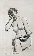 Kenyon Cox (1896) Nude study