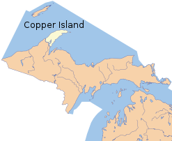 Copper Island in white