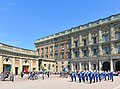 Celebración de la Fiesta Nacional en el patio exterior del Palacio Real de Estocolmo (2013)