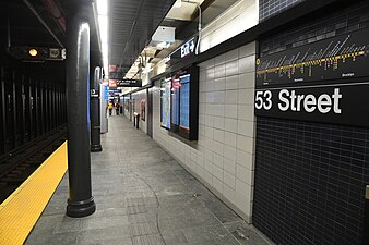 Nice-looking subway station
