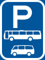 Parking for buses and mini-buses