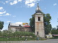 Biserica Sf. Simion în reparații. Turla a fost demontată.