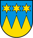 Tre punte sormontate ciascuna da una stella (Mönthal, Svizzera)