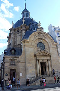 L'ex chiesa del convento della Visitazione di Sainte-Marie, ora Temple du Marais (1632–34) di François Mansart