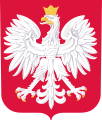 Súčasný štátny znak Poľskej republiky od roku 1990