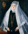 La reine Anna Jagellon en veuve