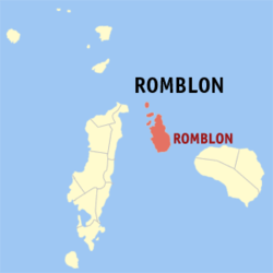 Mapa ning Romblon ampong Romblon ilage