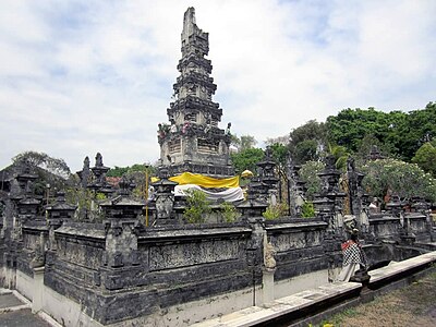 A Padmasana shrine, here of Pura Jagatnatha in Denpasar, Bali