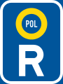 Reserved for police vehicles