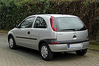 Opel Corsa three-door (2000–2004)