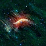 Kaçak yıldız Zeta Ophiuchi ve bu devasa yıldızın oluşturduğu pruva şoku