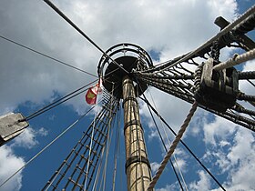 Crow's nest and rigging