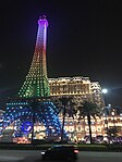 The Parisian Macao is a casino resort on the Cotai Strip in Cotai, Macau, which features a half-scale Eiffel Tower as one of its landmarks