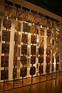 Room 25 - Part of the famous collection of Benin brass plaques, Nigeria, 1500-1600 AD