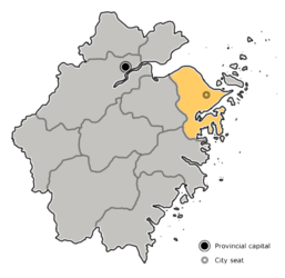 Ningbo – Mappa