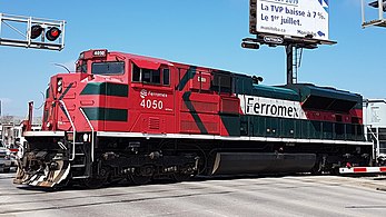 FXE 4050 in Winnipeg, Manitoba on the CPKC Railway's Emerson Subdivision