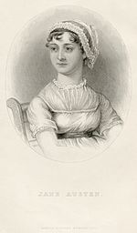 Gravure de Jane Austen publiée dans A Memoir of Jane Austen en 1870