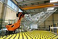 Flat-glass handling, heavy duty robot with 500 kg payload