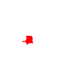 State map highlighting Saint Landry Parish