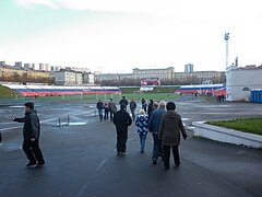 Trade Unions Central Stadium venue of FC Sever Murmansk