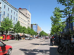 Aleksanterinkatu, centro de Lahti