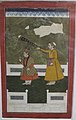 Circa 1700–1750 painting of Guru Harkrishan (left) being fanned by attendant