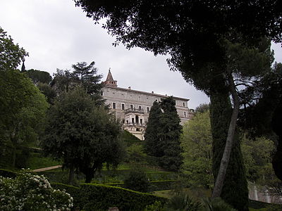 The Villa seen from the gardens