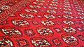 Russischer „Buchara“-Teppich mit Muster im turkmenischen Stil