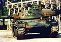 AMX 30 con camuffamento color foresta