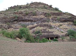 Satavahana ruins in Rohilagad